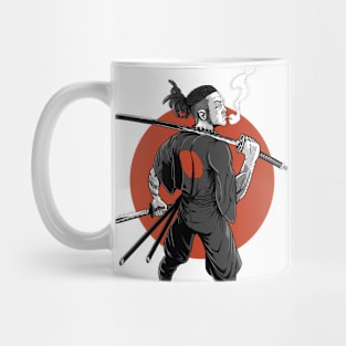 Smoking Samurai Mug